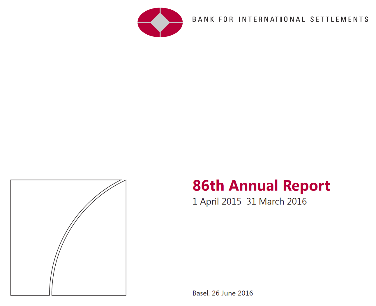 BIS 86th Annual Report Cover