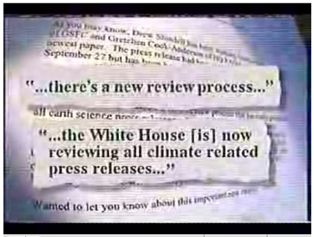 George Bush Climate Disinformation