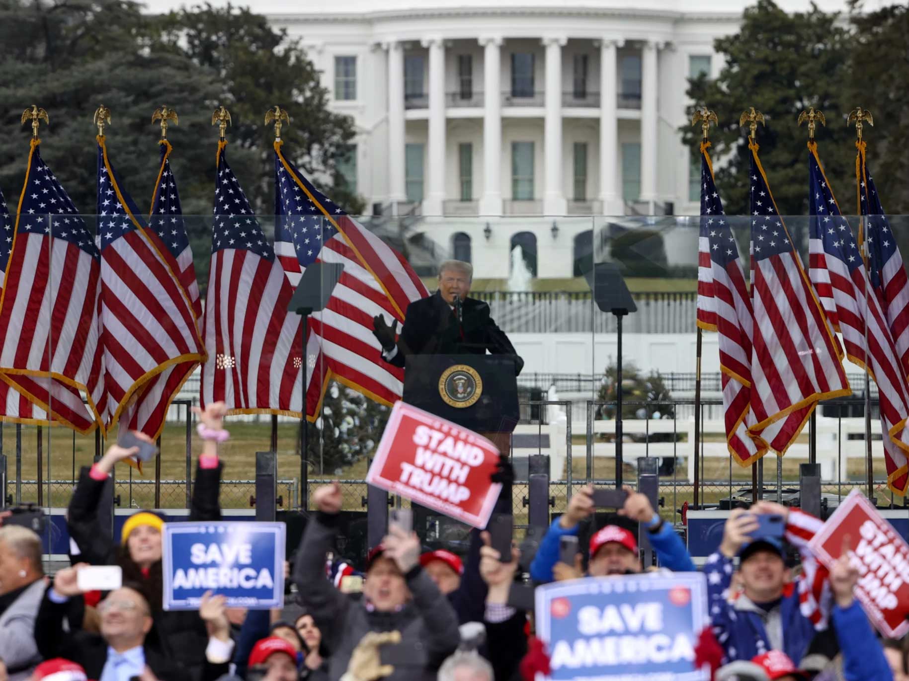 Trump Riles up Mob to Attack US Capital on January 6, 2021